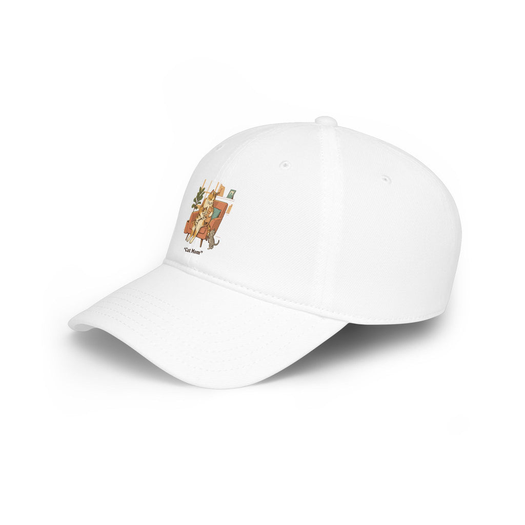 Retro Camper Dog Baseball Cap — 'On The Road' Low Profile Hat