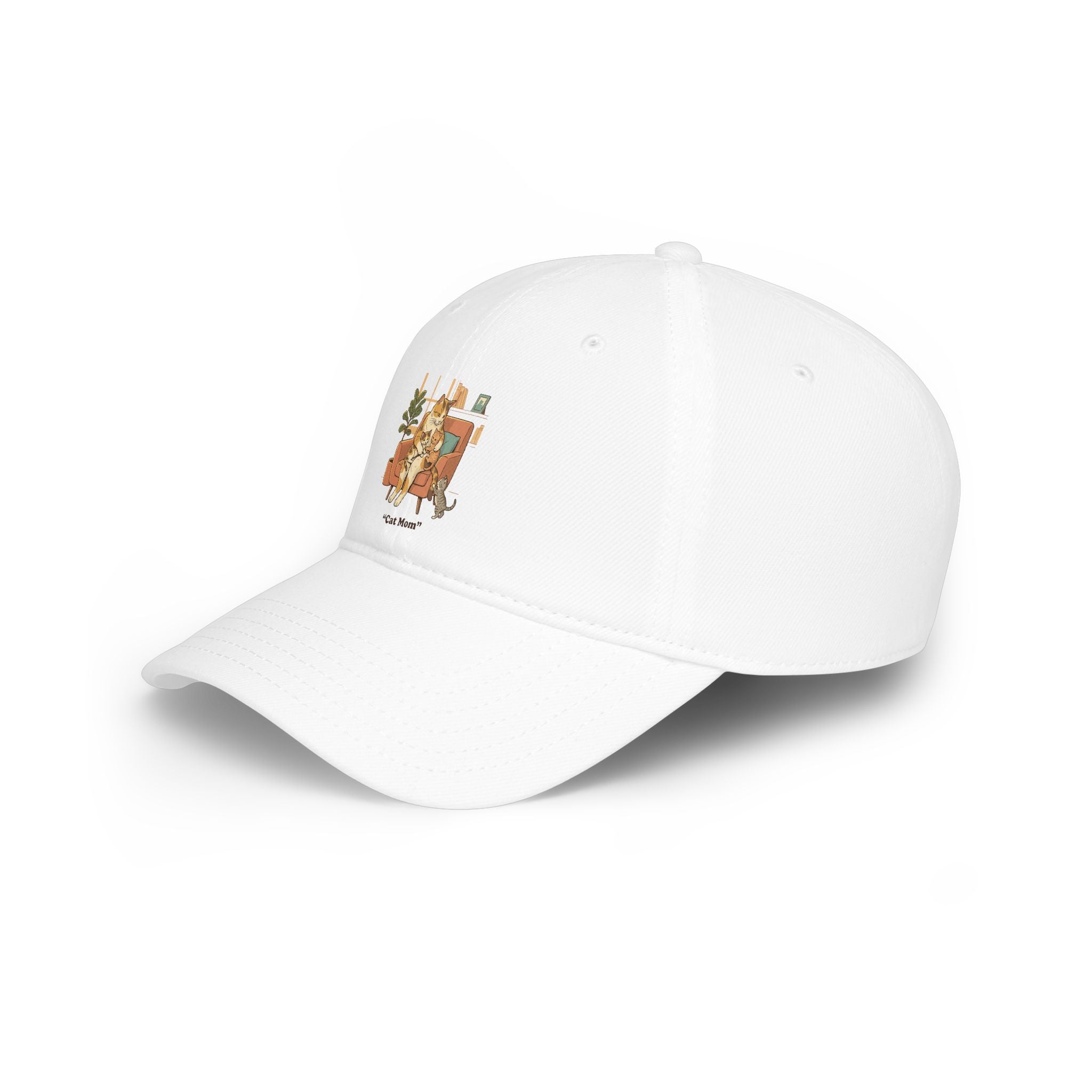 Retro Camper Dog Baseball Cap — 'On The Road' Low Profile Hat