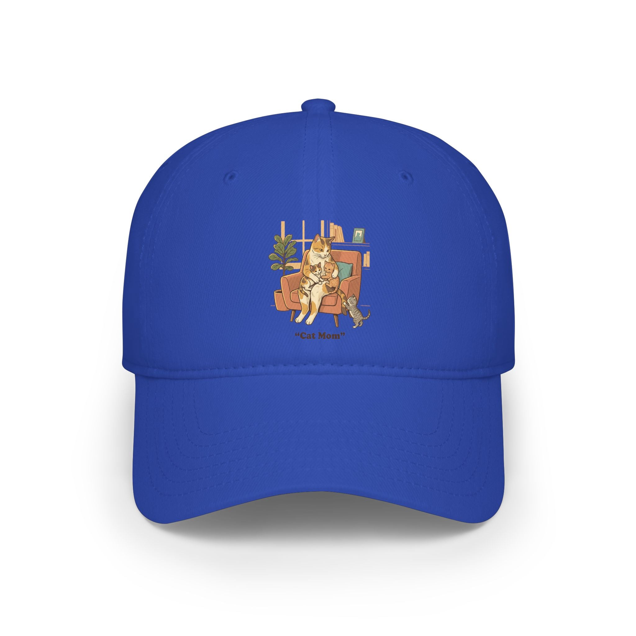 Retro Camper Dog Baseball Cap — 'On The Road' Low Profile Hat