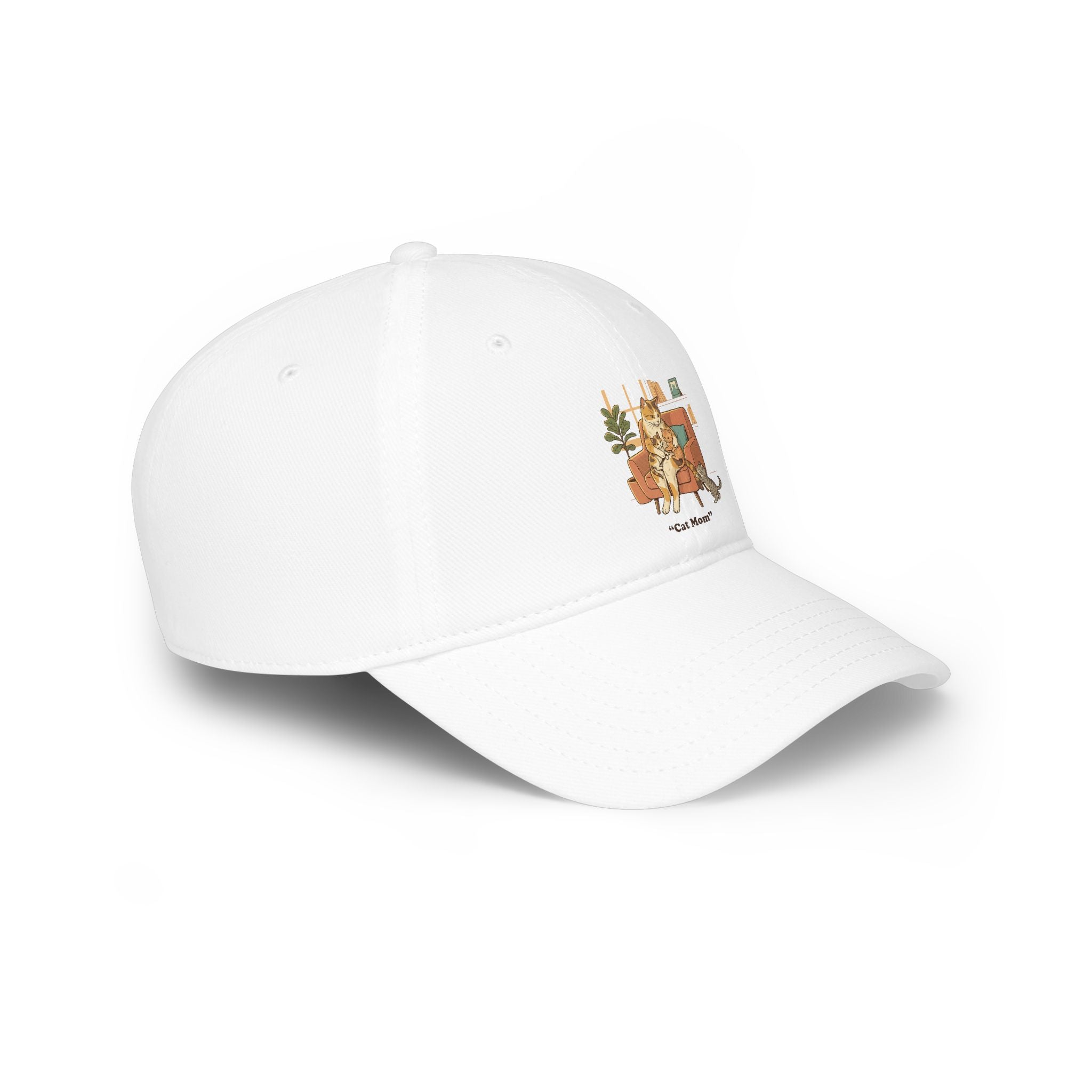 Retro Camper Dog Baseball Cap — 'On The Road' Low Profile Hat