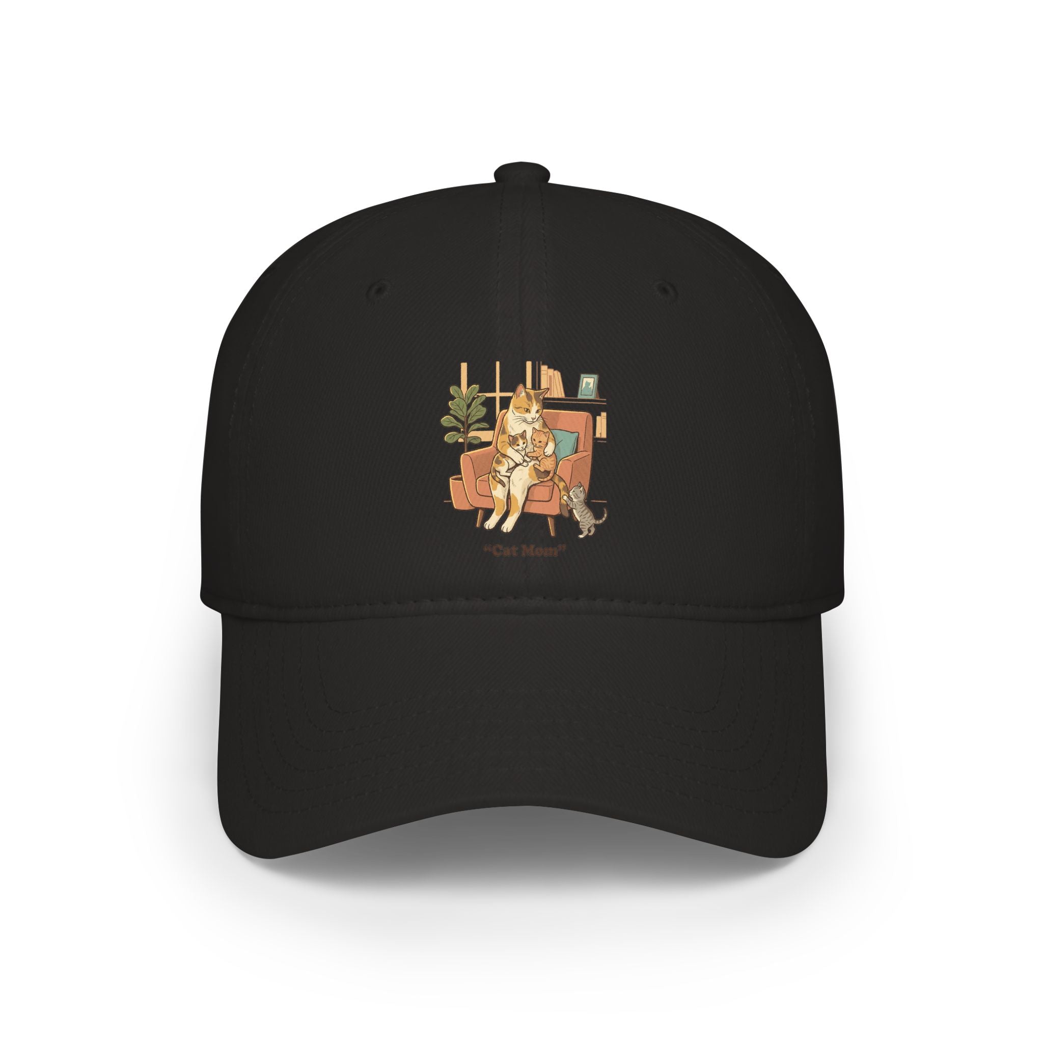 Retro Camper Dog Baseball Cap — 'On The Road' Low Profile Hat