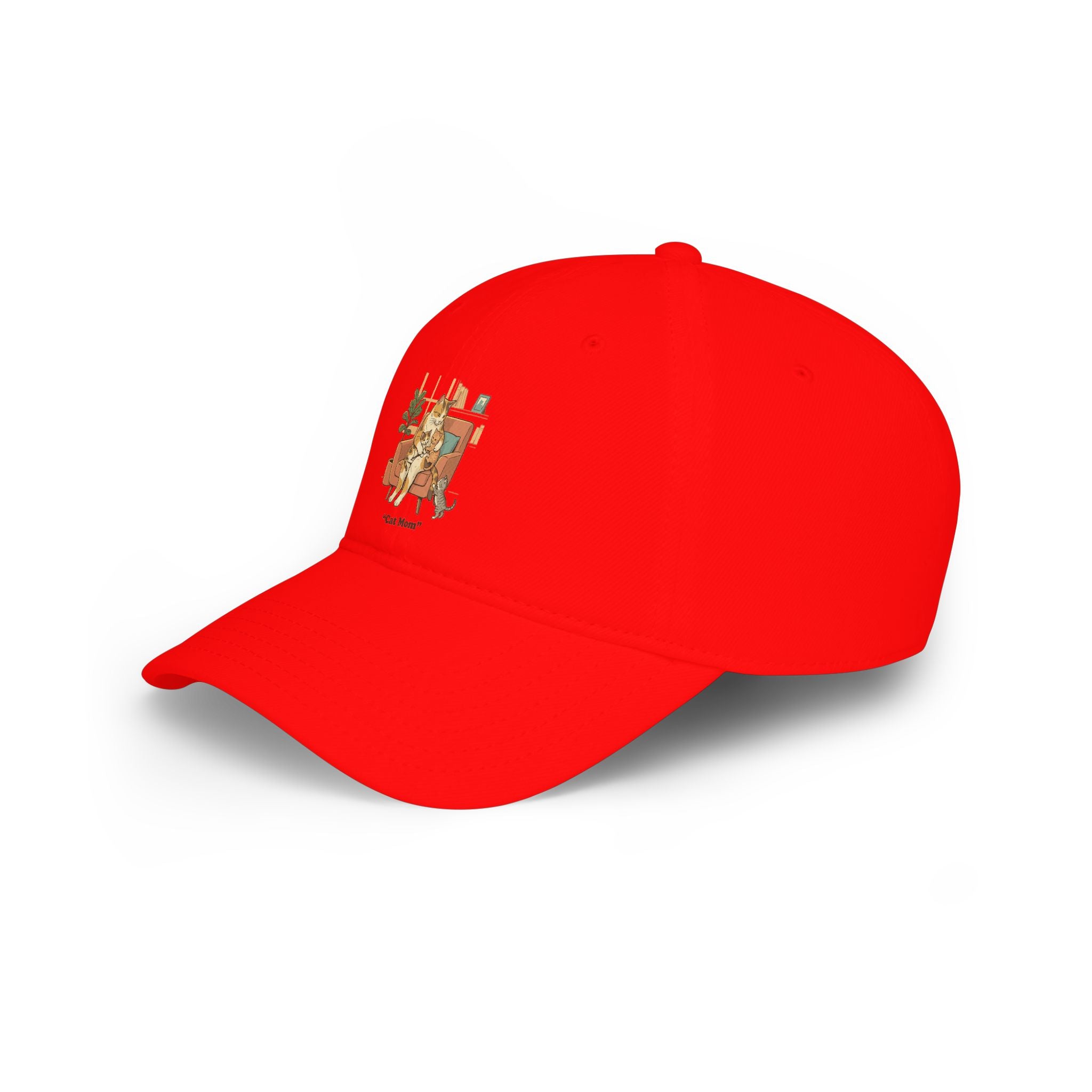 Retro Camper Dog Baseball Cap — 'On The Road' Low Profile Hat
