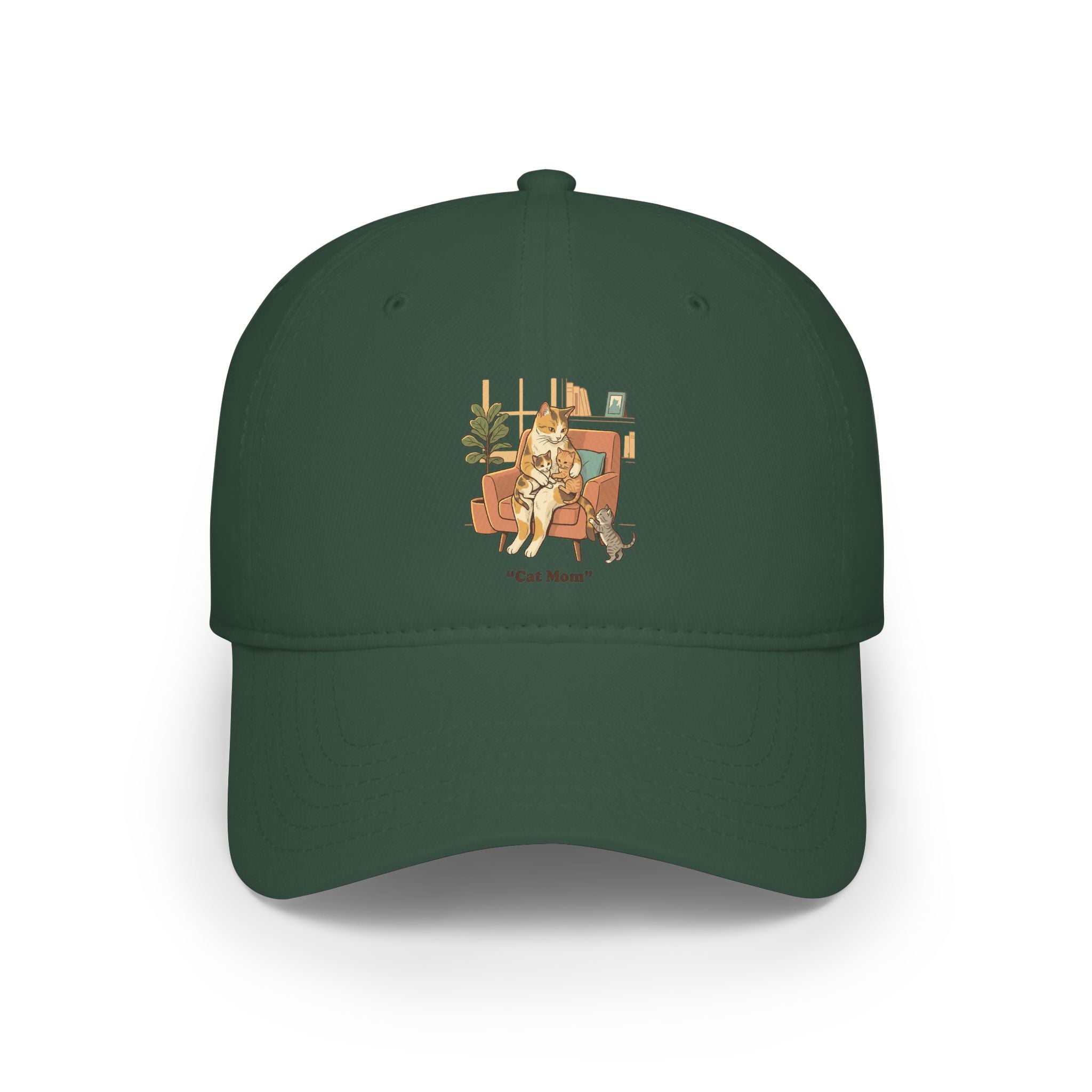 Retro Camper Dog Baseball Cap — 'On The Road' Low Profile Hat