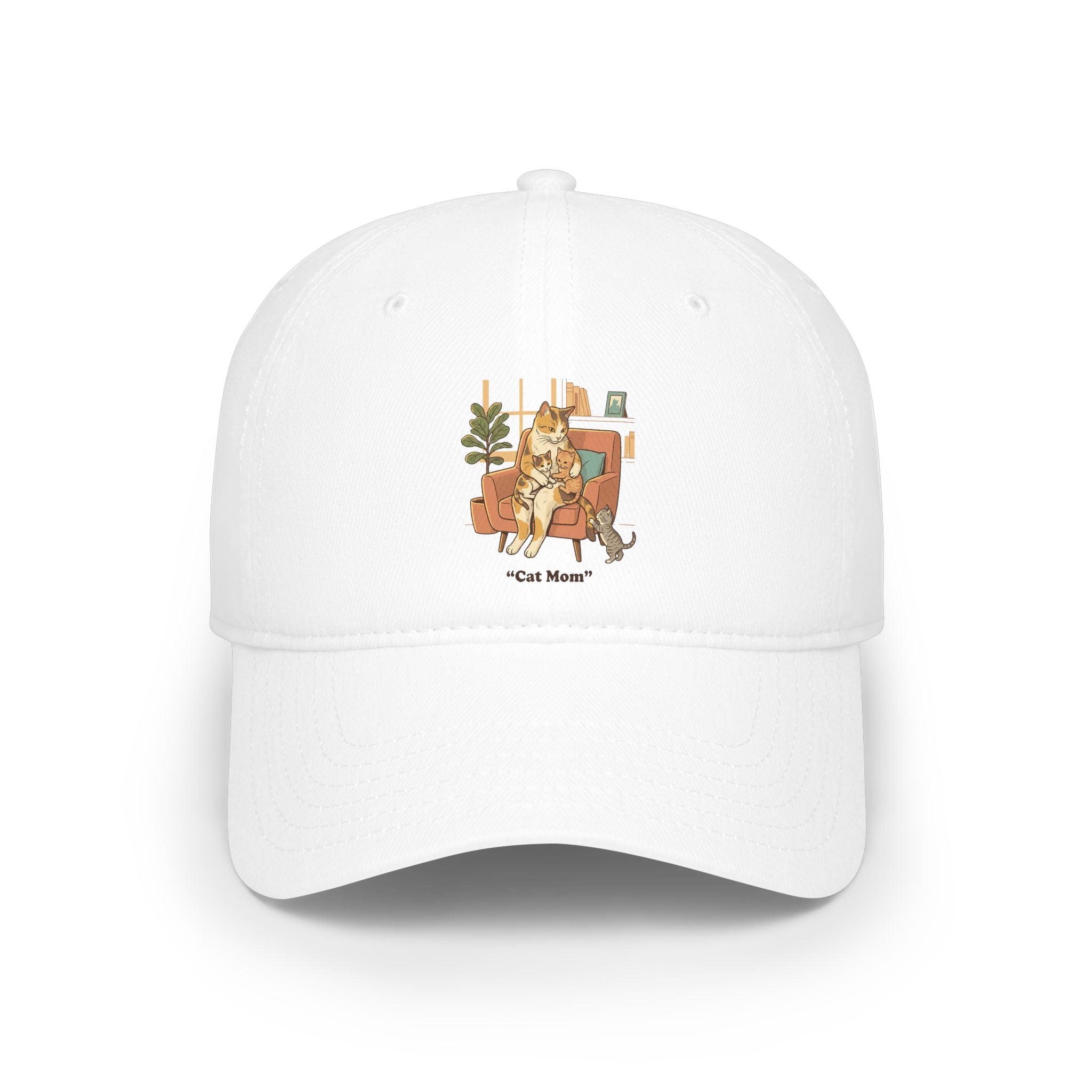 Retro Camper Dog Baseball Cap — 'On The Road' Low Profile Hat