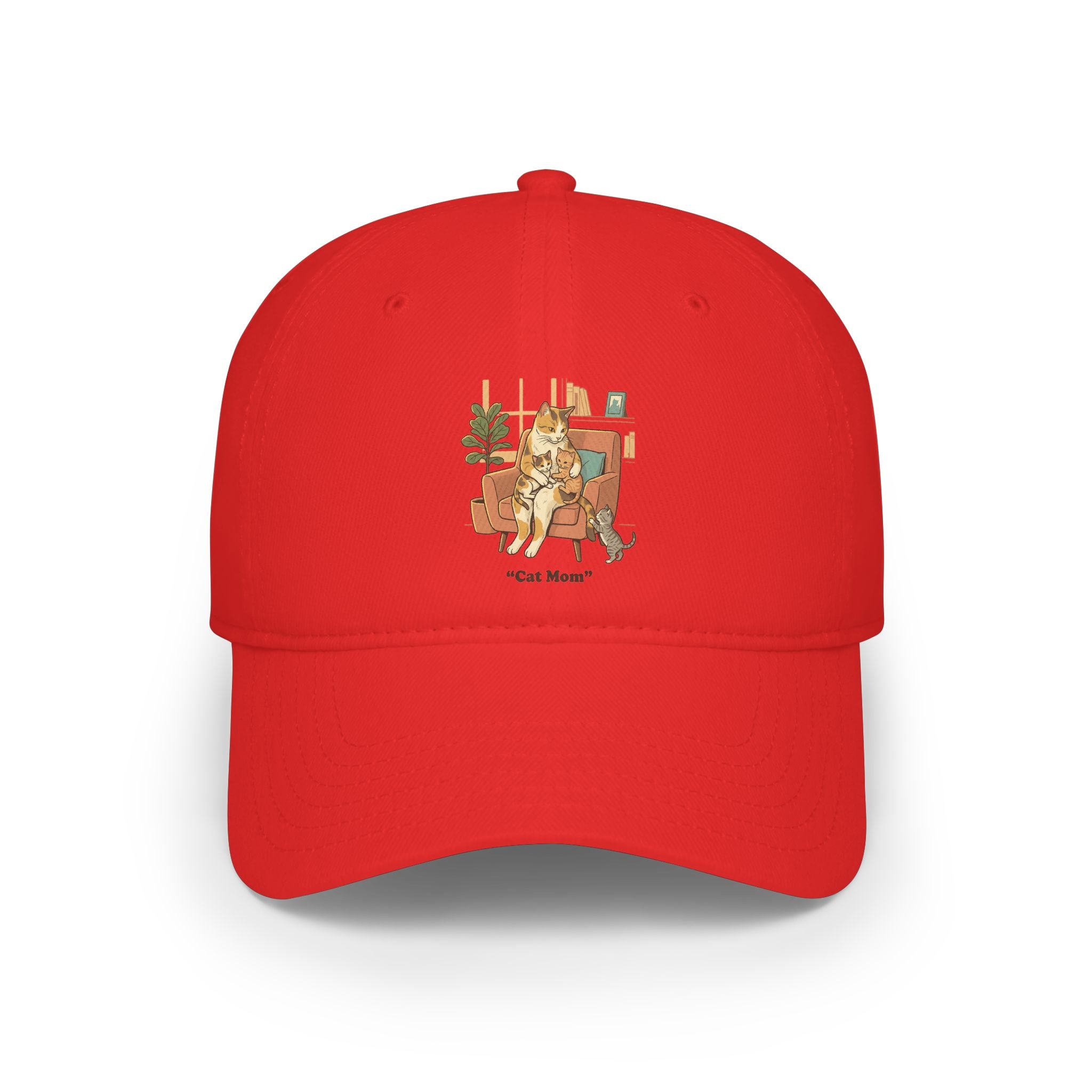 Retro Camper Dog Baseball Cap — 'On The Road' Low Profile Hat