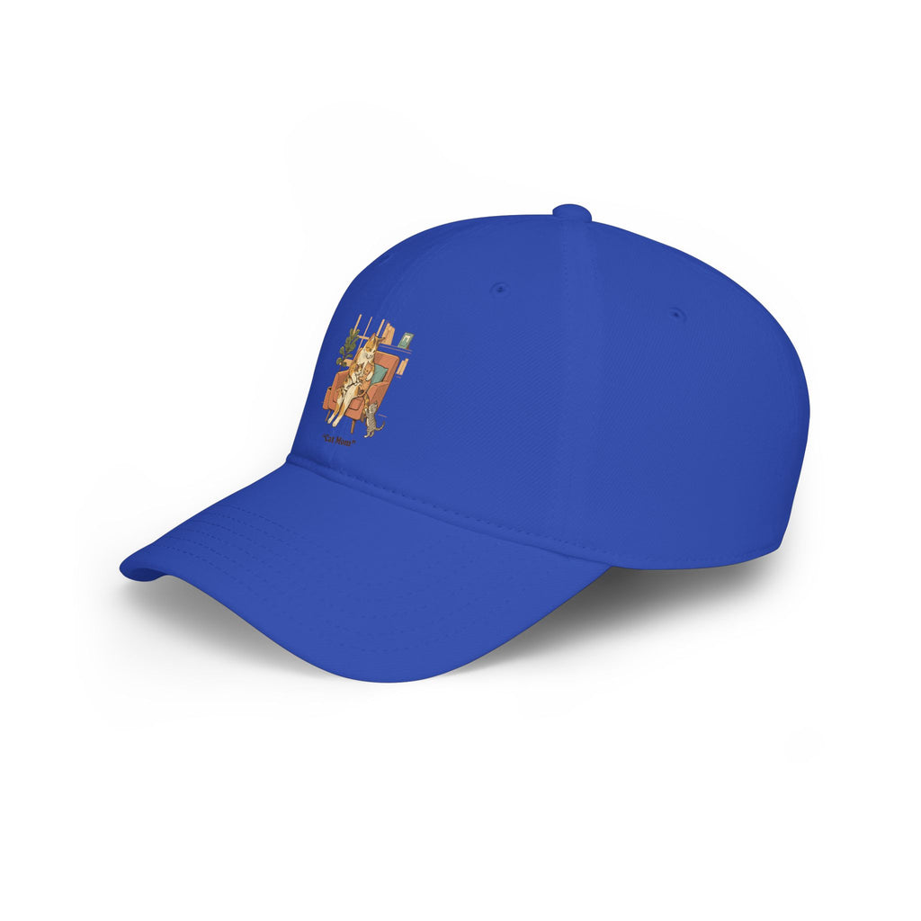 Retro Camper Dog Baseball Cap — 'On The Road' Low Profile Hat