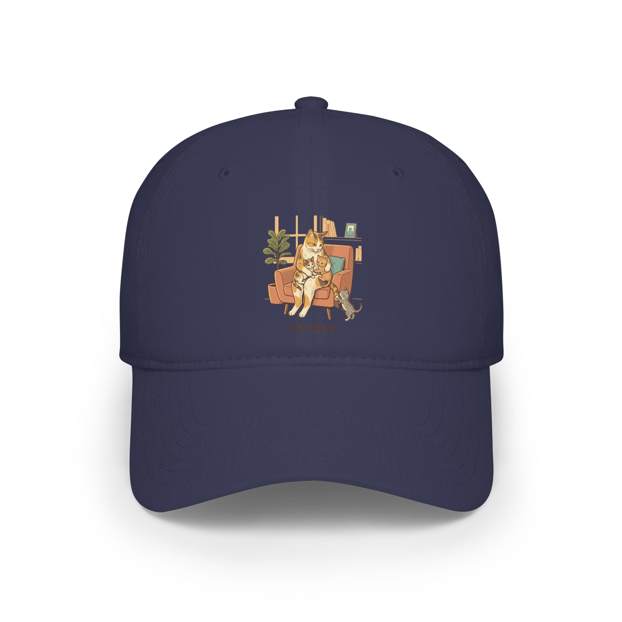 Retro Camper Dog Baseball Cap — 'On The Road' Low Profile Hat