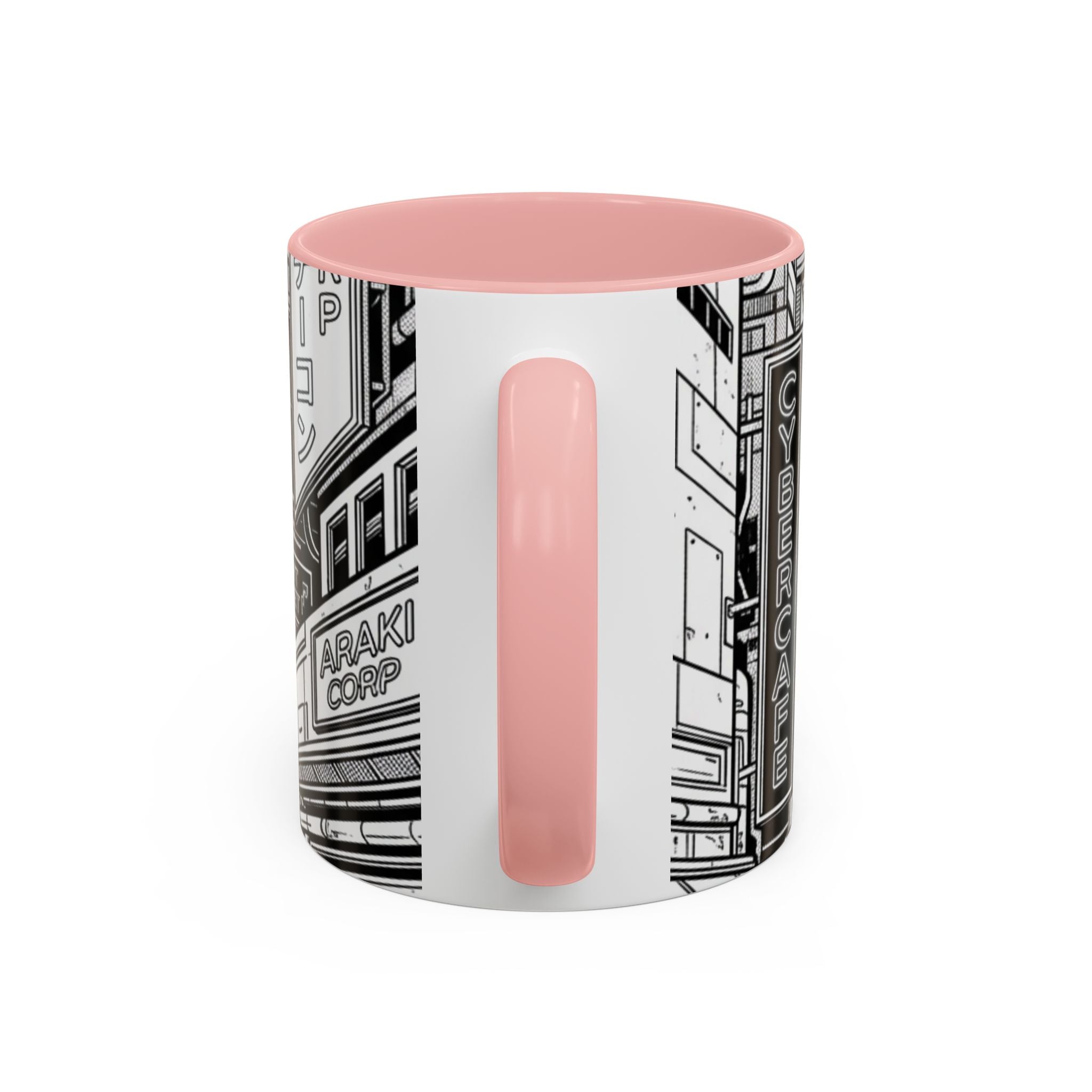 Futuristic Cityscape Accent Coffee Mug — Handle 11/15oz
