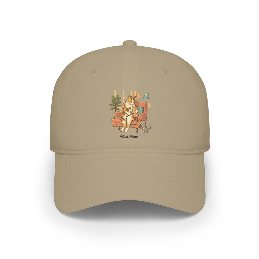 Retro Camper Dog Baseball Cap — 'On The Road' Low Profile Hat