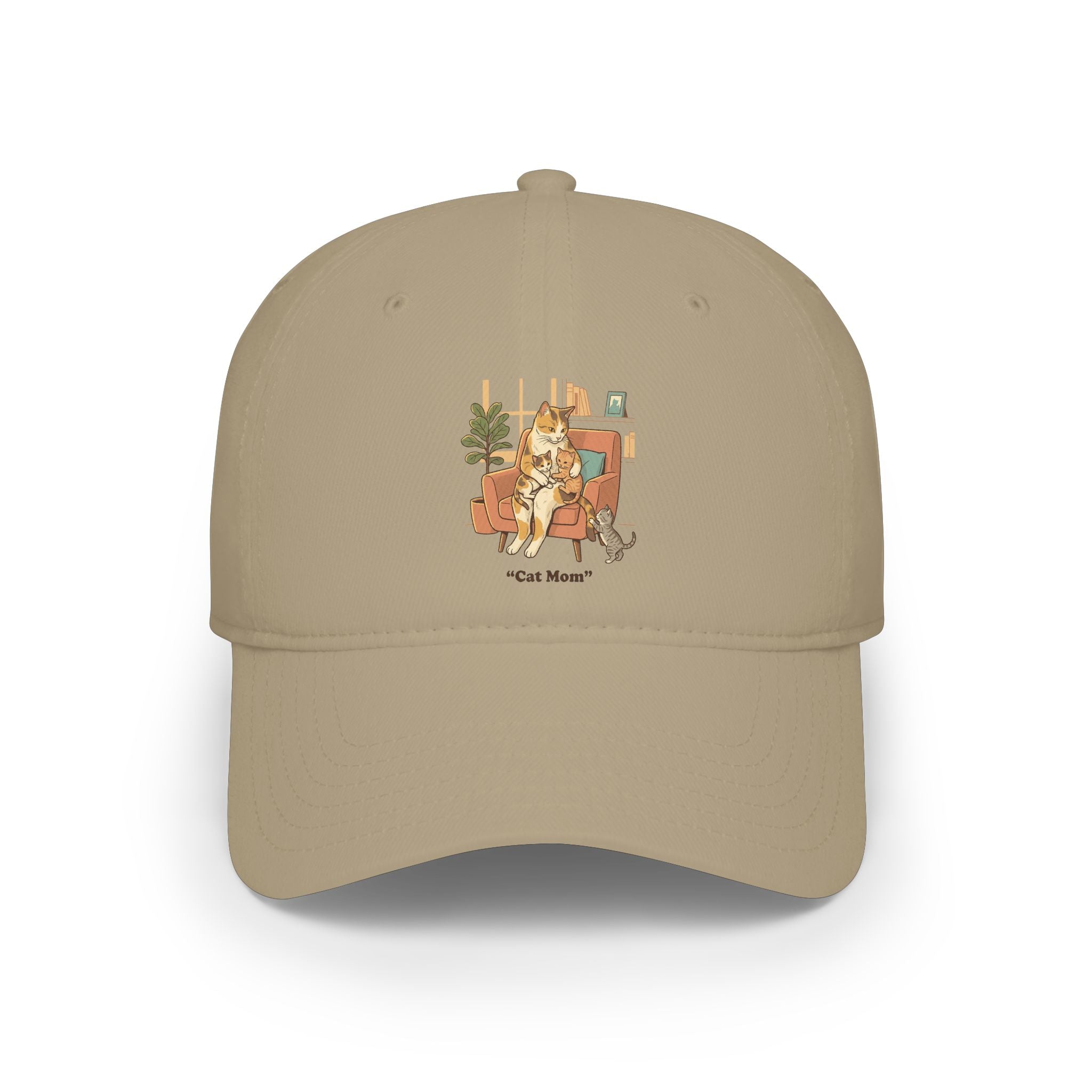 Retro Camper Dog Baseball Cap — 'On The Road' Low Profile Hat
