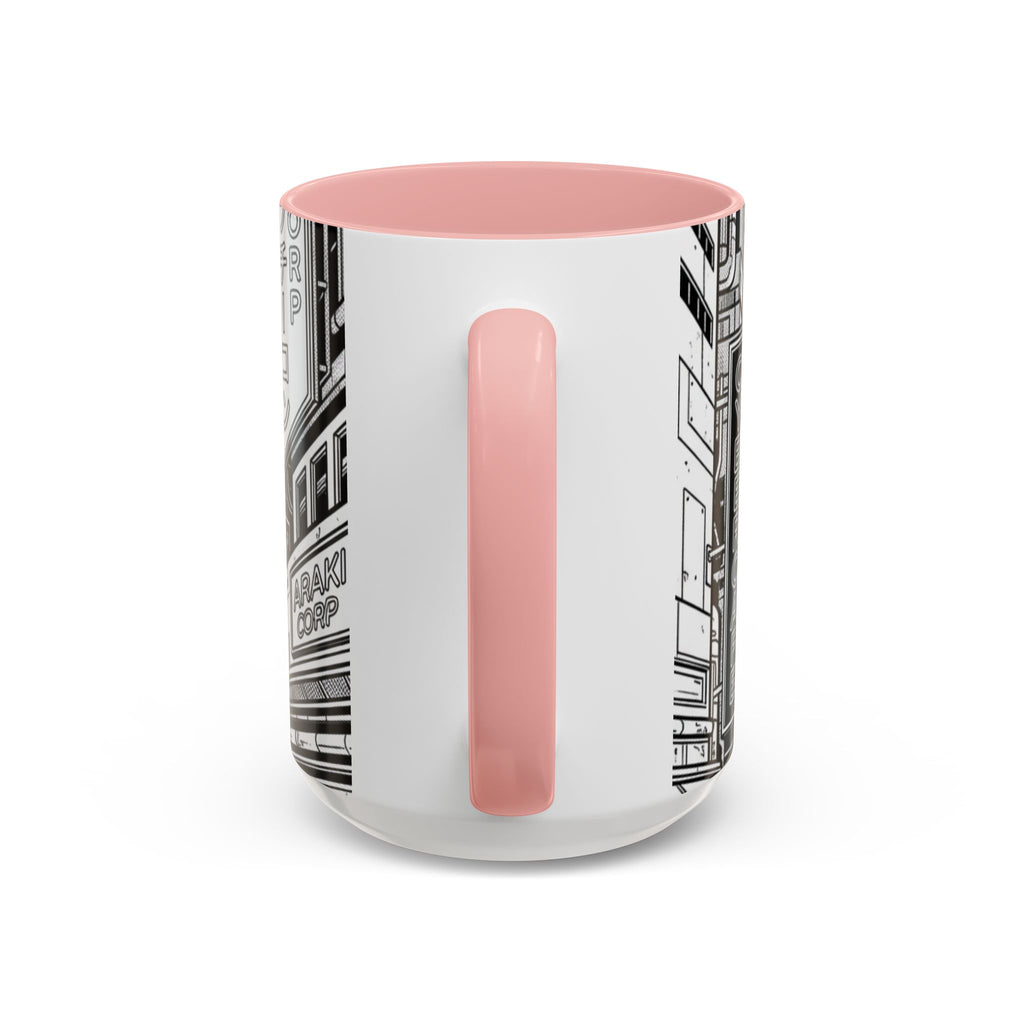 Futuristic Cityscape Accent Coffee Mug — Handle 11/15oz