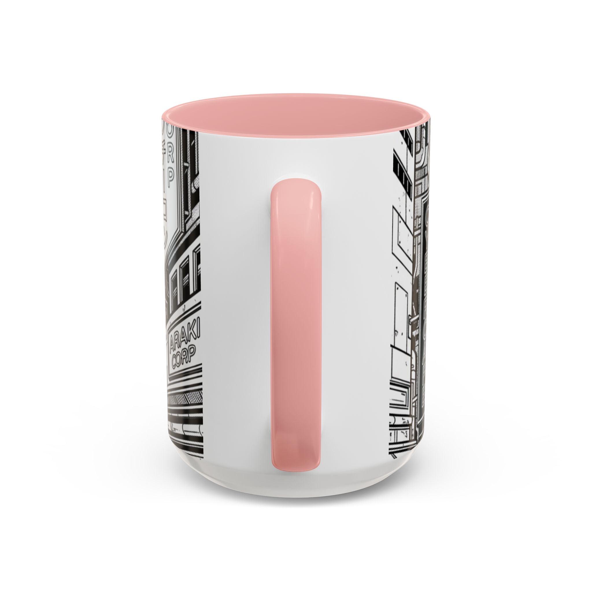 Futuristic Cityscape Accent Coffee Mug — Handle 11/15oz